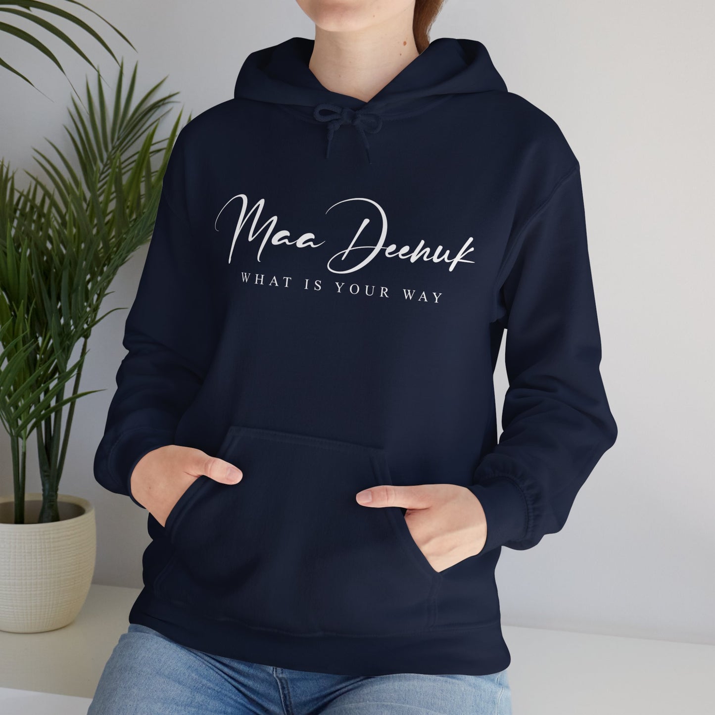 Gilden: Maa Deenuka - What is your way? Heavy Blend Hoodie