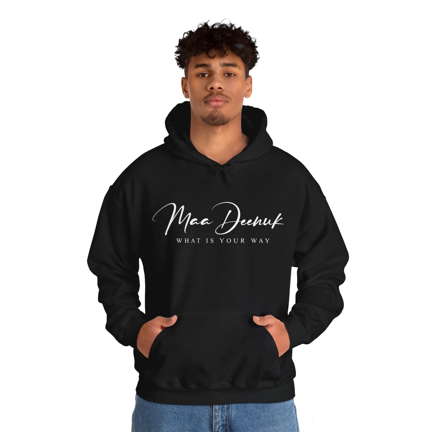 Gilden: Maa Deenuka - What is your way? Heavy Blend Hoodie