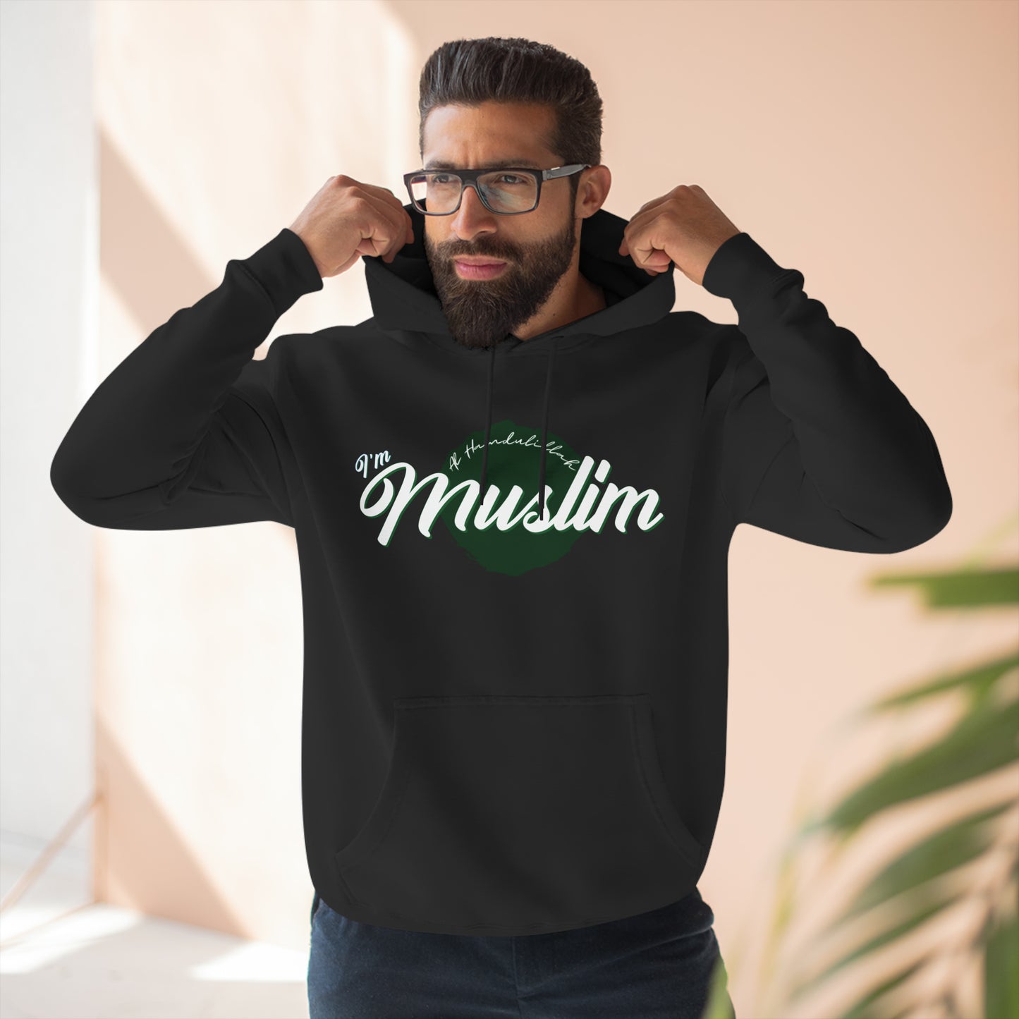 3 Panel L7: I'm Muslim - Ultra Cozy Hoodie