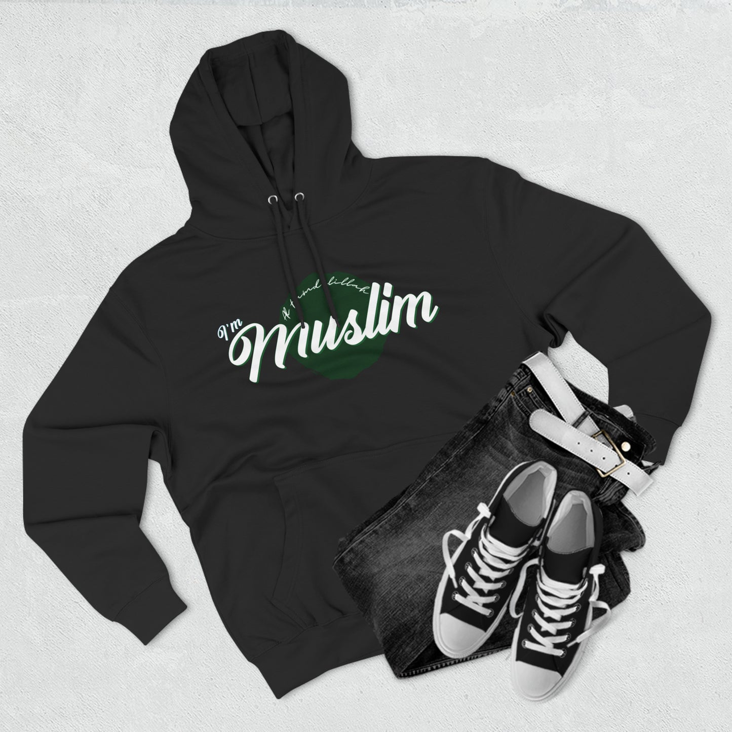 3 Panel L7: I'm Muslim - Ultra Cozy Hoodie