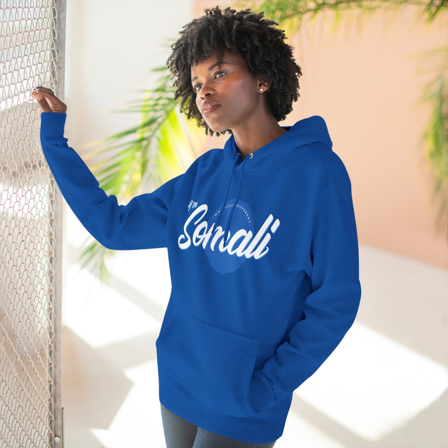 3 Panel L7:  I'm Somali - Warm & Cozy Pullover Hoodie.