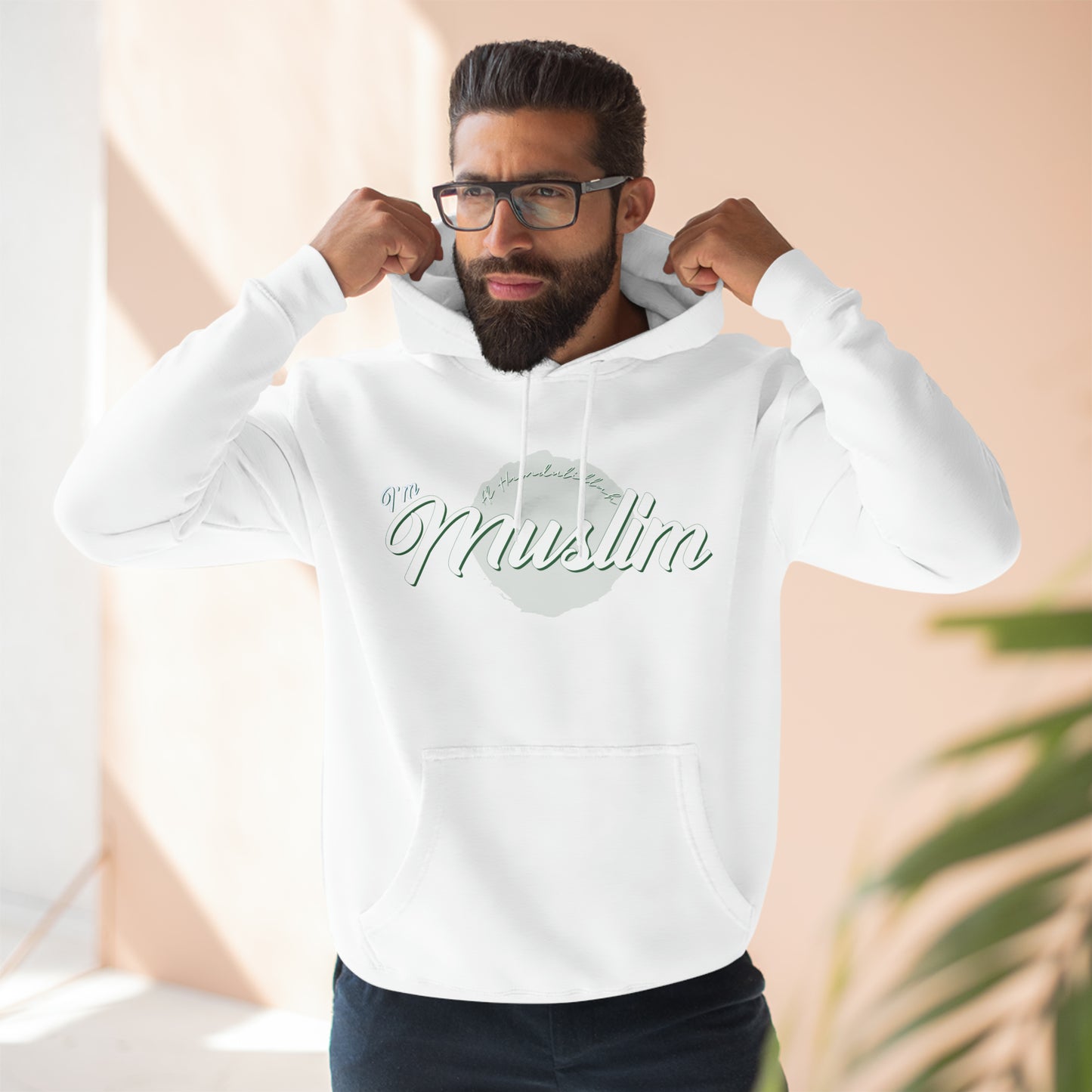 3 Panel L7: I'm Muslim - Ultra Cozy Hoodie